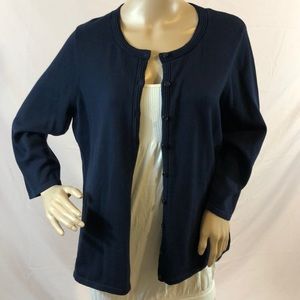 Talbots blue sweater